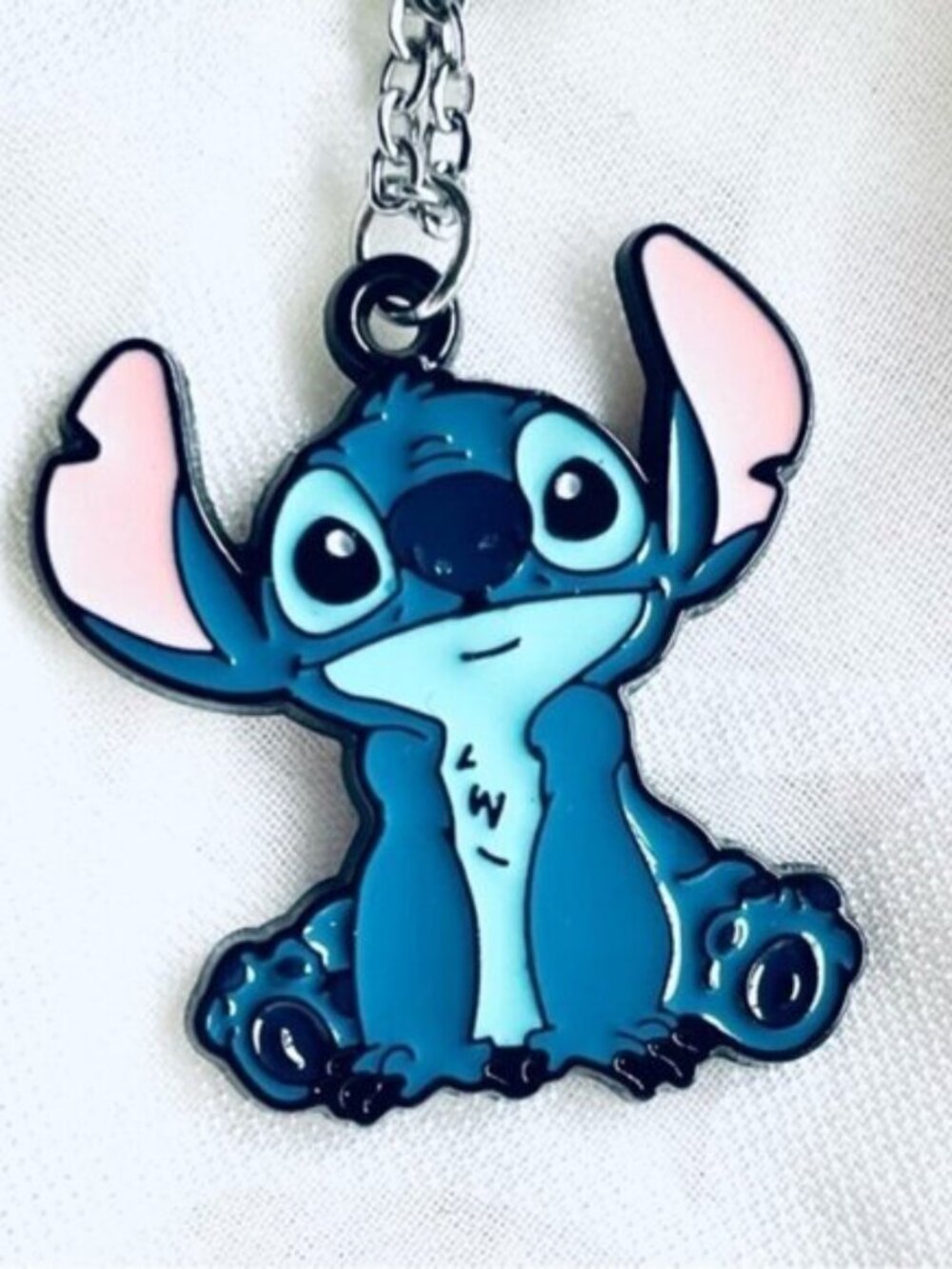 💙 NWOT Stitch "Ohana" Necklace – Zinc Fashion Jewelry 🌺✨Lilo & Stitch